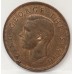 NEW ZEALAND 1950 . ONE 1 PENNY . ERROR . PLANCHET FLAW